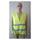 Traffic safety construction work reflective high-visibility vest survey Yellow