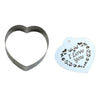 Stainless Steel Cookie Cutter Mold + Appropriate Cookie Spray/Brush Pattern 14#