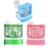 Été Glacé Neuf Creative Bonhomme de Neige Humidification Ventilateur Bleu