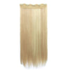 28inch 70cm Extra long fishing line Straight 5 Clips-in  Blonde Hair Extension