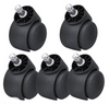 5x 50mm  2" Swivel Castors Wheels Office Chair Caster 30kg/66lbs