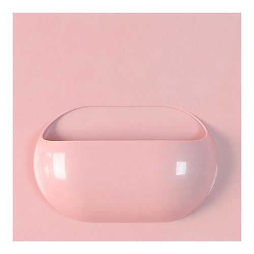 Traceless Bathing Room Storage Rack      pink 1 lattice