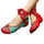 Chinese Embroidered Floral Shoes Women Ballerina Mary Jane Flat Ballet Cotton Lo