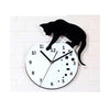 Gato Escalada On The Clock Reloj de Pared Estiloso Creativo Pequeño