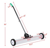 36âMagnetic Sweeper Magnetic Broom Rolling Magnetic Pickup Sweeper Heavy Duty