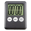 LCD Digital Kitchen Timer Count Down Up Magnetic Adsorption    Black