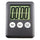 LCD Digital Kitchen Timer Count Down Up Magnetic Adsorption    Black