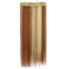 28inch 70cm Extra long fishing line Straight 5 Clips-in  Blonde Hair Extension