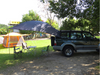 Car Trail Shade Tent Canopy Tailgating Rear Spare Tire Shelter