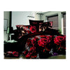 3D Flower Bed Quilt/Duvet Sheet Cover 4PC Set Cotton Sanded 017
