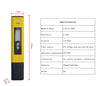 Handheld Digital ATC Water Quality pH Meter with 0-14 pH Measurement Range