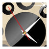 Wall Clock Sticking Decoration Circle   black