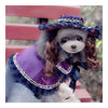 Dog Pet Clothes Cloak Wig Hat Suit