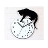 Cat climbing on the Clock Wall Clock Fashionable Creative Small Cat Wall Clock