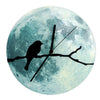 Noctilucent Bird Simple Wall Clock