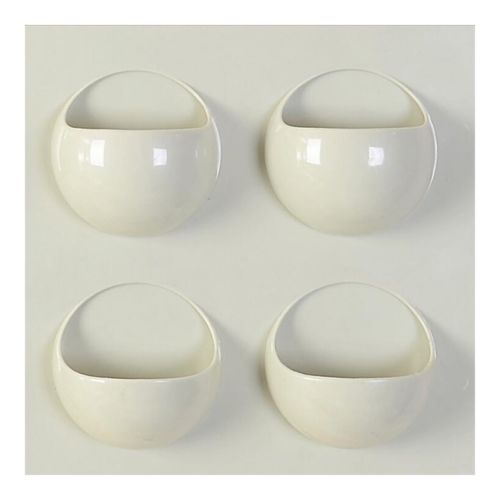 Traceless Bathing Room Storage Rack    light green 4 lattice