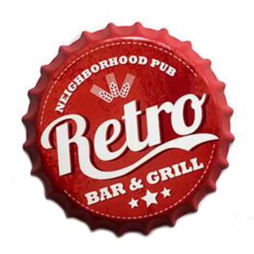 America Vintage Iron Wall Hanging Decoration Bar Dimension 35cm   3