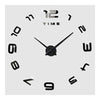 Salle à Manger Silencieux Horloge Murale Super Grande Taille Acrylique Diy