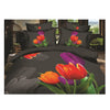 3D Queen King Size Bed Quilt/Duvet Sheet Cover Cotton reactive printing 4pcs  35 - Mega Save Wholesale & Retail