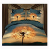 3D Queen King Size Bed Quilt/Duvet Sheet Cover Cotton reactive printing 4pcs 1.8M bed 59 - Mega Save Wholesale & Retail