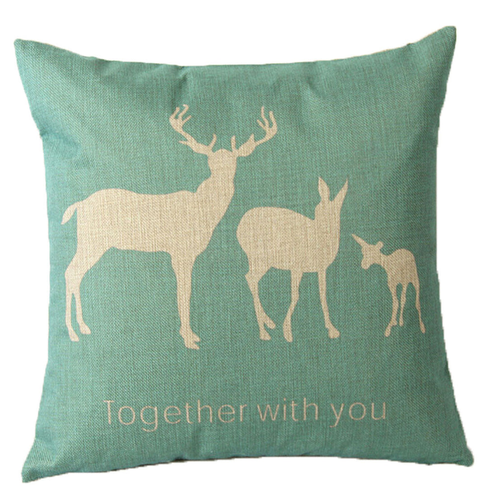 Linen Decorative Throw Pillow case Cushion Cover  138 - Mega Save Wholesale & Retail