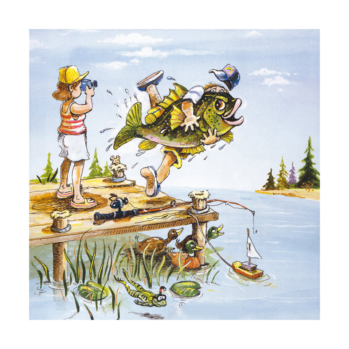 abstract cartoon scenery wall painting decoration printing hang painting children's room without frame   13 - Mega Save Wholesale & Retail - 1