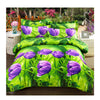 3D Active Printing Bed Quilt Duvet Sheet Cover 4PC Set Upscale Cotton  023 - Mega Save Wholesale & Retail
