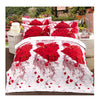 3D Active Printing Bed Quilt Duvet Sheet Cover 4PC Set Upscale Cotton  006 - Mega Save Wholesale & Retail