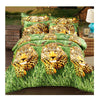 3D Active Printing Bed Quilt Duvet Sheet Cover 4PC Set Upscale Cotton  014 - Mega Save Wholesale & Retail