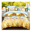 3D Active Printing Bed Quilt Duvet Sheet Cover 4PC Set Upscale Cotton S Size 009 - Mega Save Wholesale & Retail