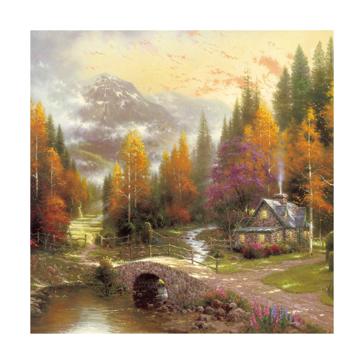 European and American scenery Thomas cattle decoration painting bulk villa hang painting hotel oil painting    14 - Mega Save Wholesale & Retail - 1