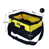 Thicken Oxford Multi Funtional Toolkit Organizer Tool Bag with Carry Belt   Black & yellow - Mega Save Wholesale & Retail - 5