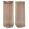 Five card piece 120g high temperature wire synthetic hair Straight hair extension 60 # Seamless wig curtain Highlights   #18/613 - Mega Save Wholesale & Retail - 1