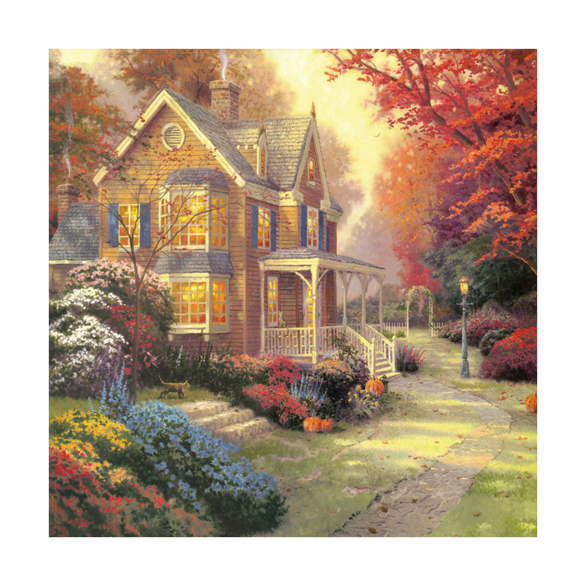 European and American scenery Thomas cattle decoration painting bulk villa hang painting hotel oil painting   18 - Mega Save Wholesale & Retail - 1