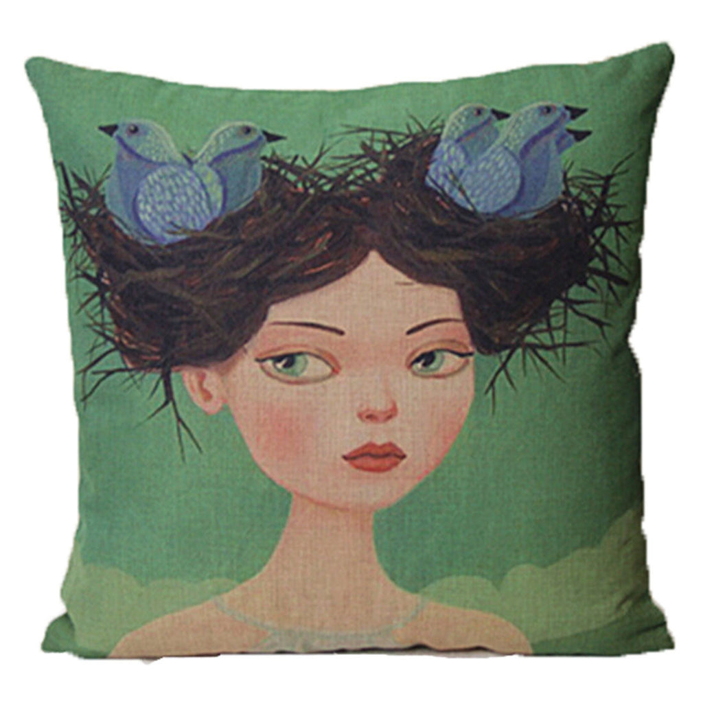Linen Decorative Throw Pillow case Cushion Cover   197 - Mega Save Wholesale & Retail
