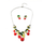 European Jewelry Necklace Oil Cherry Cute Sweet Necklace Suit Woman Clavicle Necklace - Mega Save Wholesale & Retail
