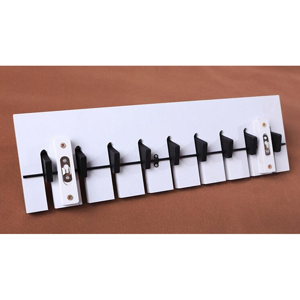 Piano Keyboard Hook, Coat Clothes Bag Rack Hanger    black and white - Mega Save Wholesale & Retail - 1