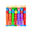 Cartoon wooden flute wooden flute children 6 holed wind instrument piccolo infant educational toys - Mega Save Wholesale & Retail - 1