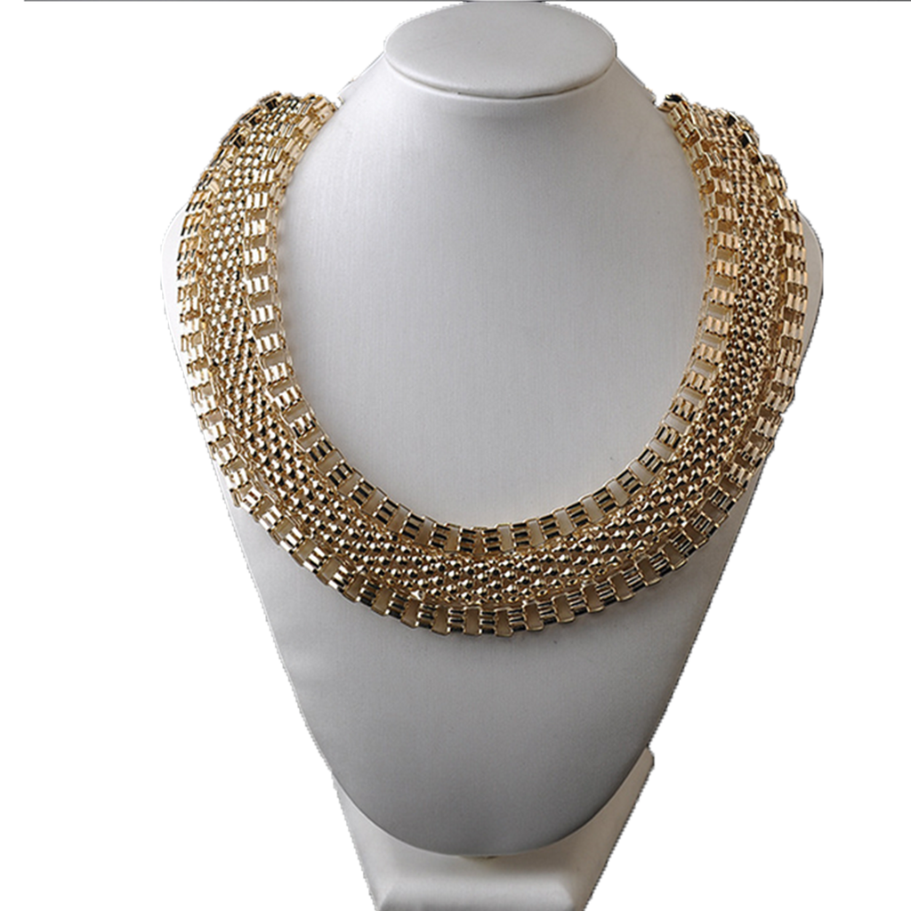 Vintage Alloy Galvanized Short Chavicle Necklace Sweater Necklace - Mega Save Wholesale & Retail