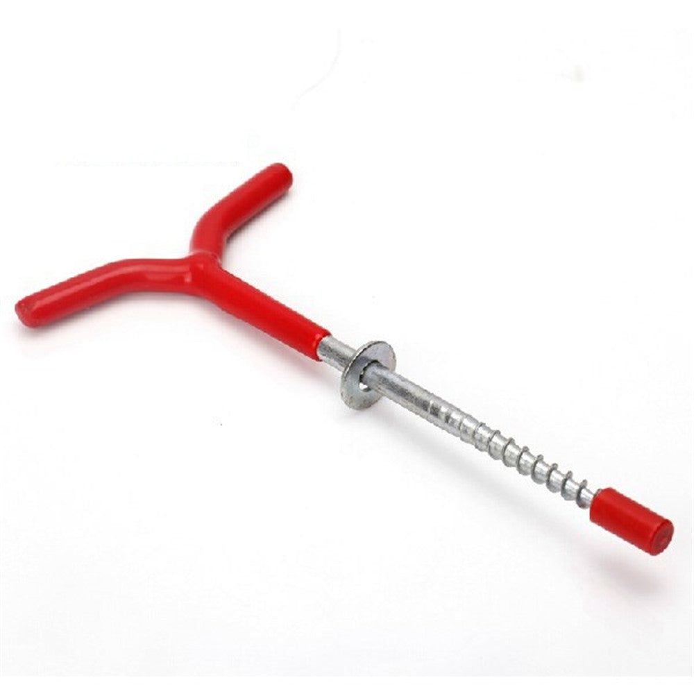 Winter tent pegs fixed nail Dongdiao iceberg ice fishing rod holder screw nail to nail holder Y ice drill ice fishing - Mega Save Wholesale & Retail