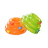 Funny Pet Kitty Cat puppy dog Toy Trilaminar Petstages Tower of Tracks Ball Disk   Green - Mega Save Wholesale & Retail