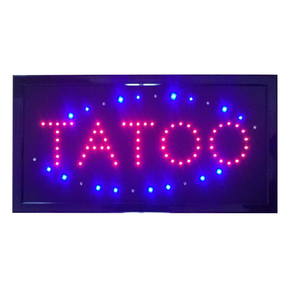 Tatoo Sign Neon Lights LED Animated Customers Attractive Sign with Hang Chain - Mega Save Wholesale & Retail