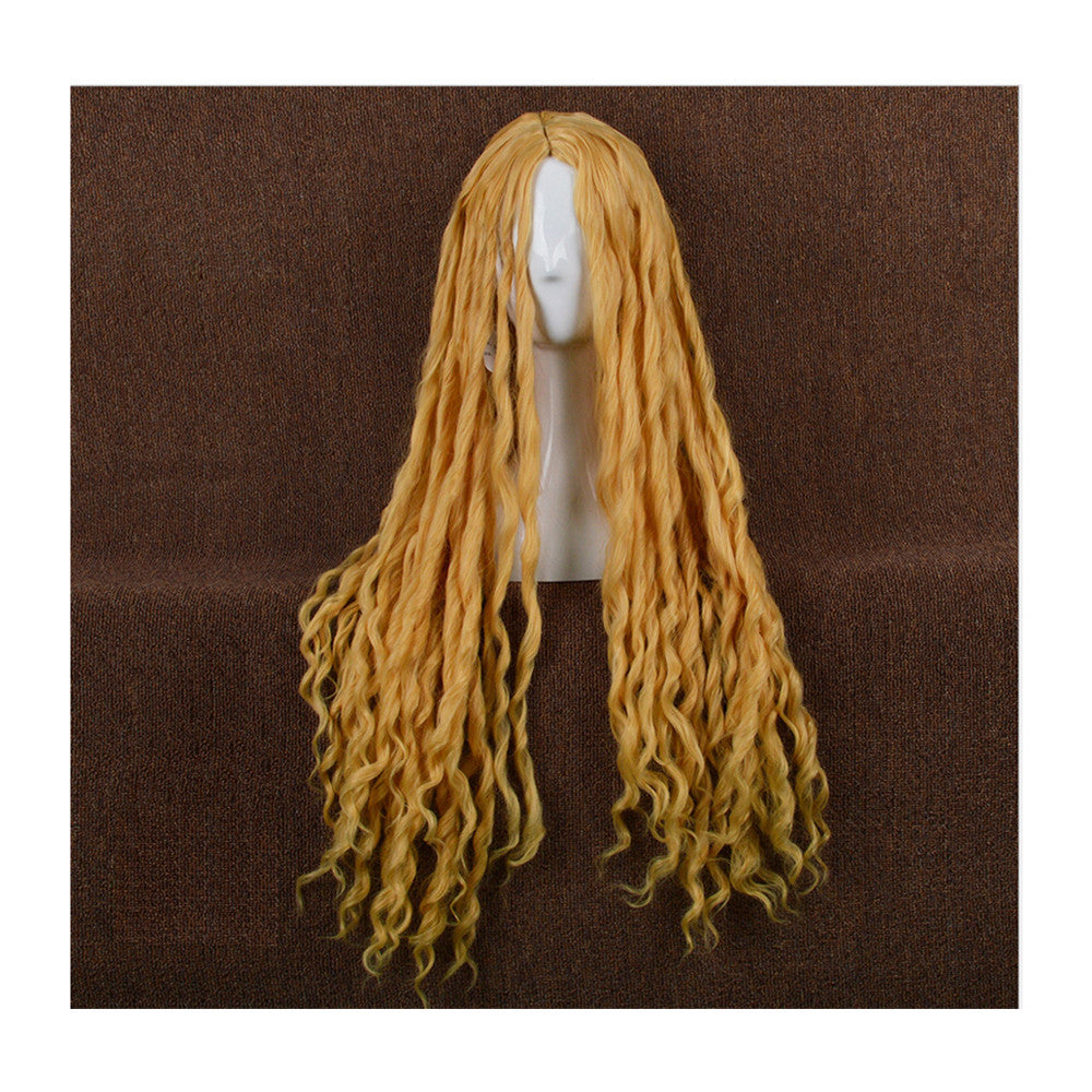 Lord of the Rings The Hobbit Elf Galadriel long flaxen wavy cosplay full wig - Mega Save Wholesale & Retail