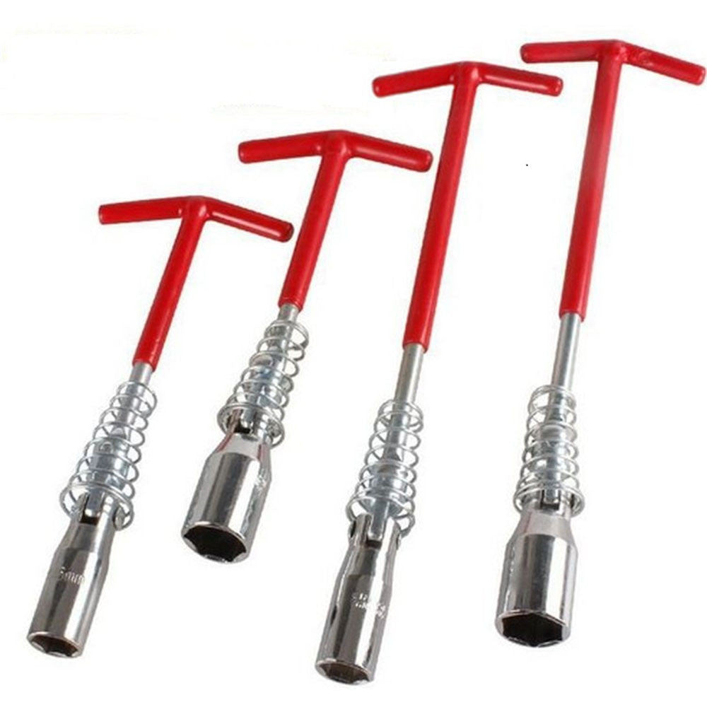 Automotive spark plug wrench spark plug spark plug removal installation tool spark plug sleeve T-type wrench 16mm Lengthen