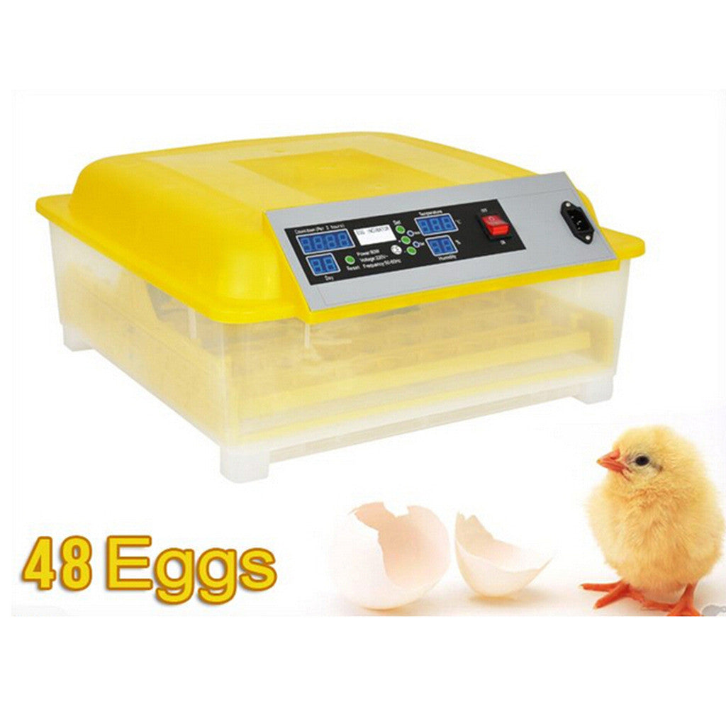Egg Incubator Hatcher 48 Digital Clear Temperature Control Automatic Turning New - Mega Save Wholesale & Retail