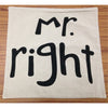 Mr.rightt creative cotton pillow cover cushion cover - Mega Save Wholesale & Retail