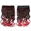 Hair Extension Long Curled Hair Gradient Ramp Wig 1