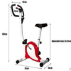 Home Gym Portable Upright Stationary Belt Exercise Fitness Bike Cycle Bicycle Red - Mega Save Wholesale & Retail - 2