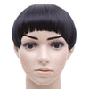 Wig Blunt Bang Clip Type Gentlewoman    black blunt bang 1B# - Mega Save Wholesale & Retail - 1