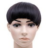 Wig Blunt Bang Clip Type Gentlewoman    dark brown black bang 2# - Mega Save Wholesale & Retail - 2